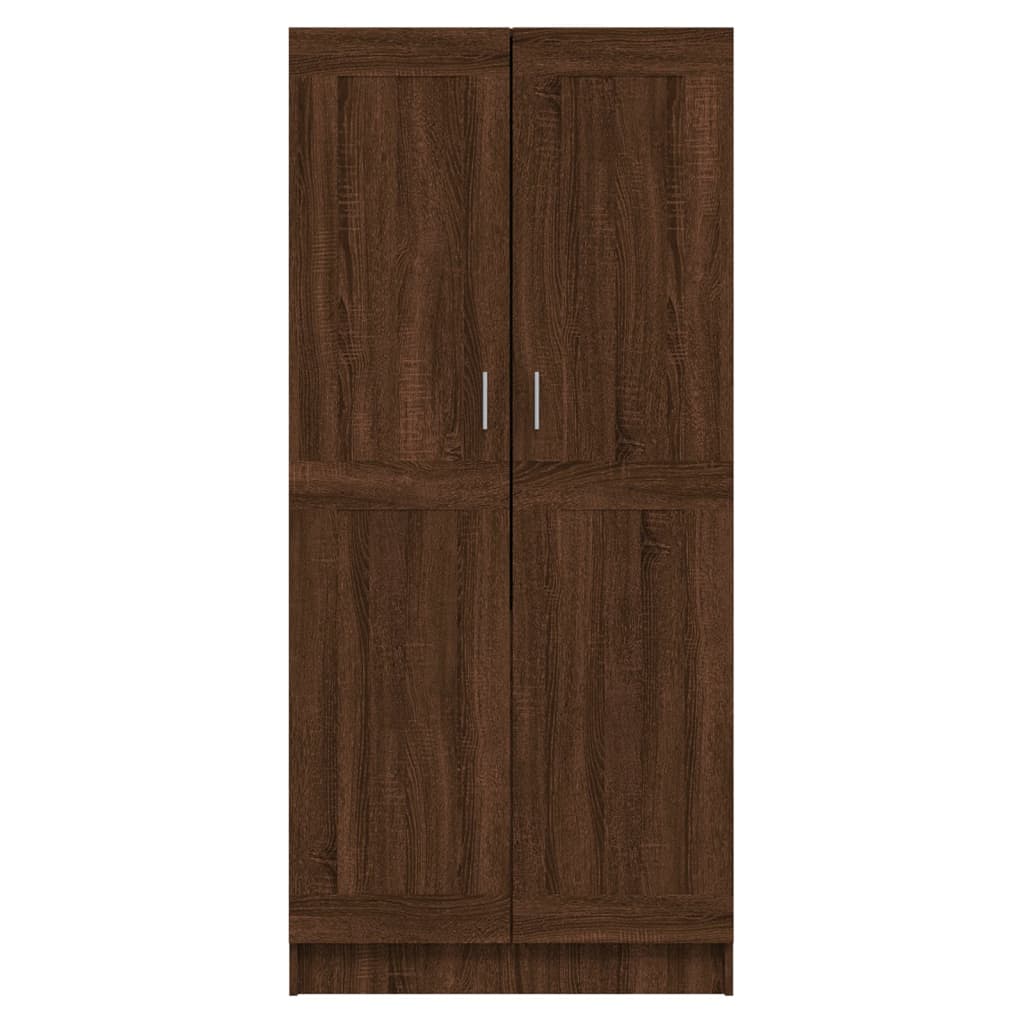 vidaXL Wardrobe Brown Oak 82.5x51.5x180 cm Engineered Wood