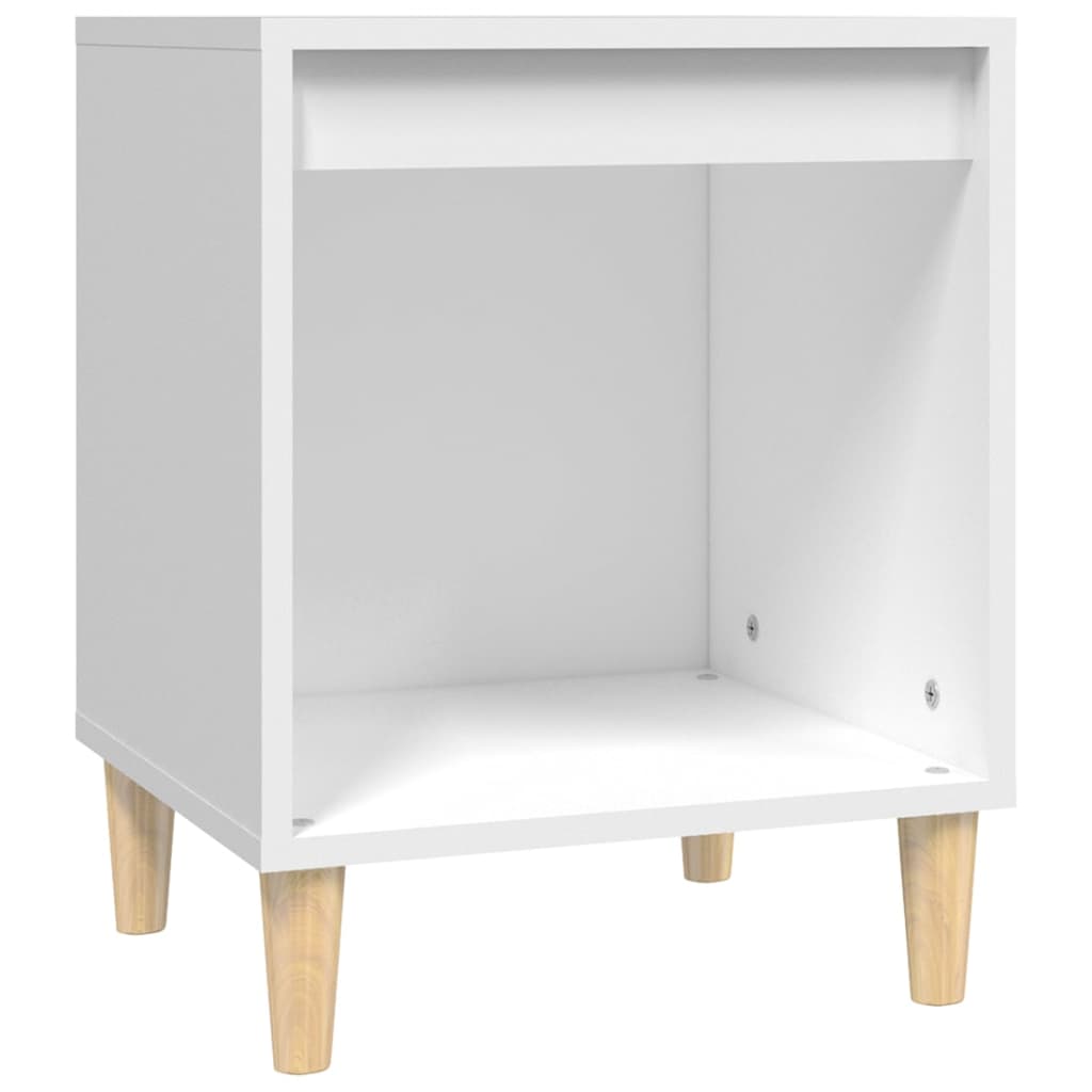 vidaXL Bedside Cabinets 2 pcs White 40x35x50 cm