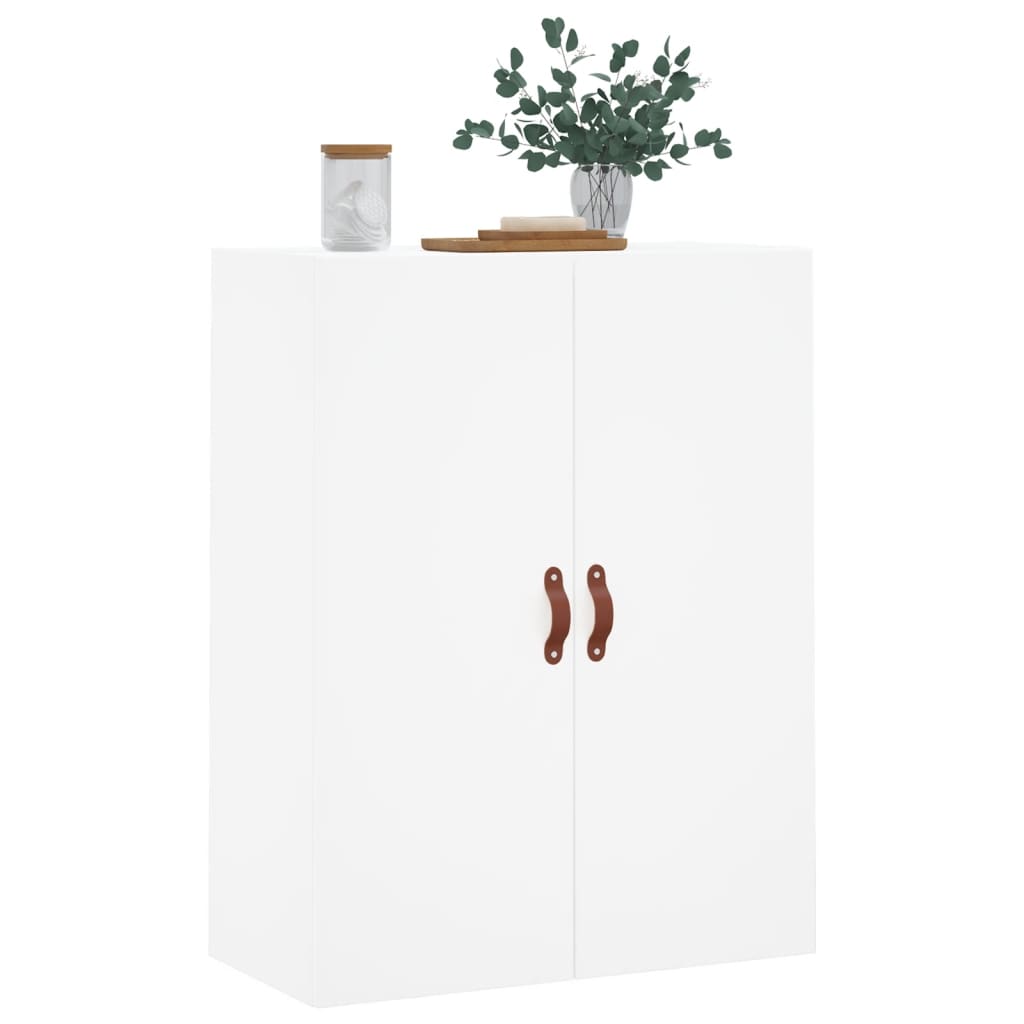 vidaXL Wall Mounted Cabinet White 69.5x34x90 cm