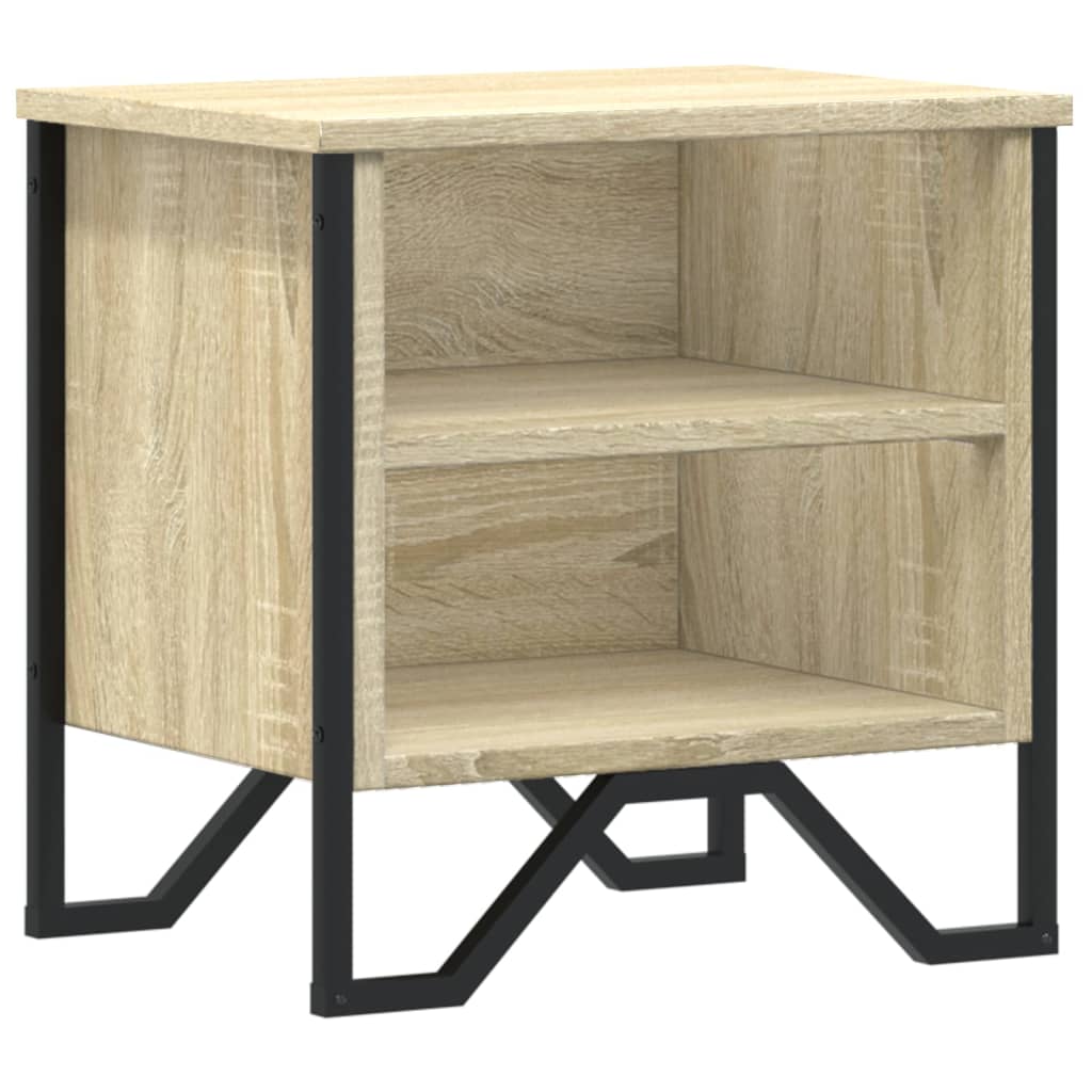 vidaXL Bedside Cabinet Sonoma Oak 40x30x40 cm Engineered Wood