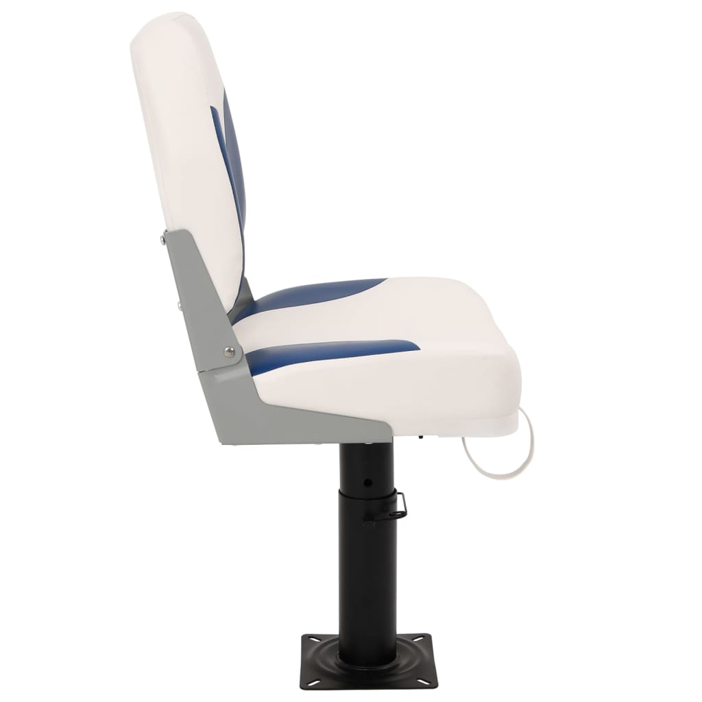 vidaXL Boat Seat with Pedestal Height Adjustable 360° Rotatable