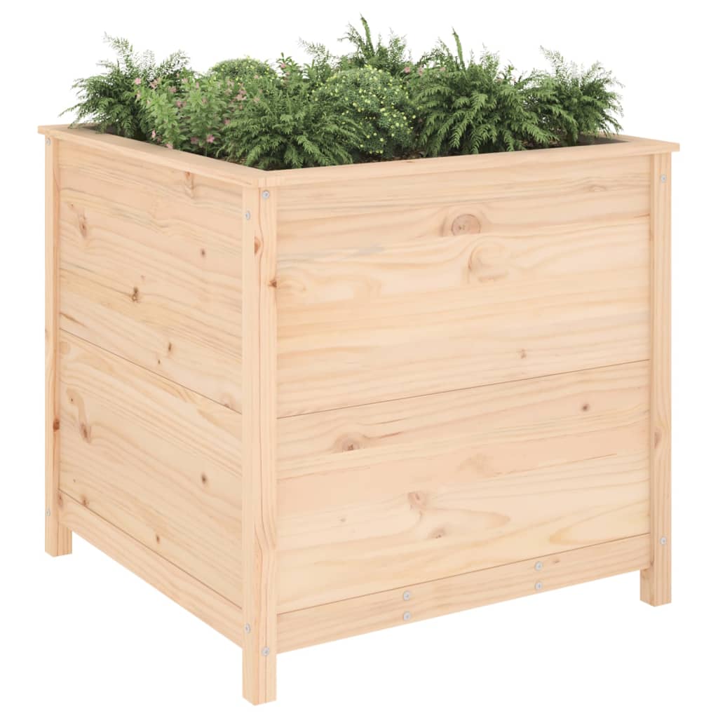 vidaXL Garden Planter 82.5x82.5x78 cm Solid Wood Pine