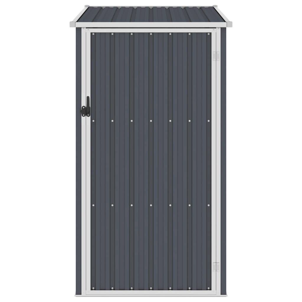 vidaXL Garden Shed Anthracite 87x98x159 cm Galvanised Steel