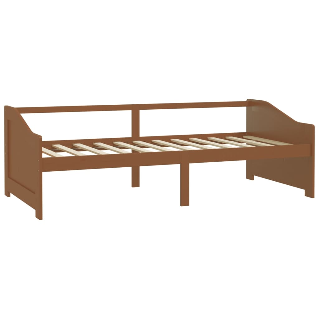 vidaXL 3-Seater Day Bed without Mattress Honey Brown 90x200 cm