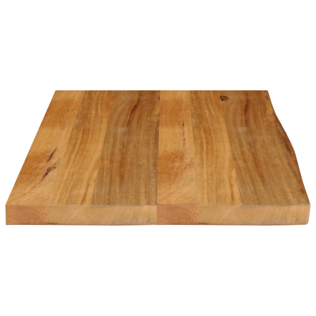 vidaXL Table Top Live Edge 90x60x2.5 cm Solid Wood Mango