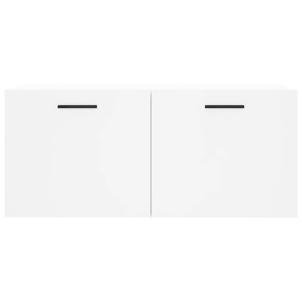 vidaXL Wall Cabinet White 80x36.5x35 cm Engineered Wood