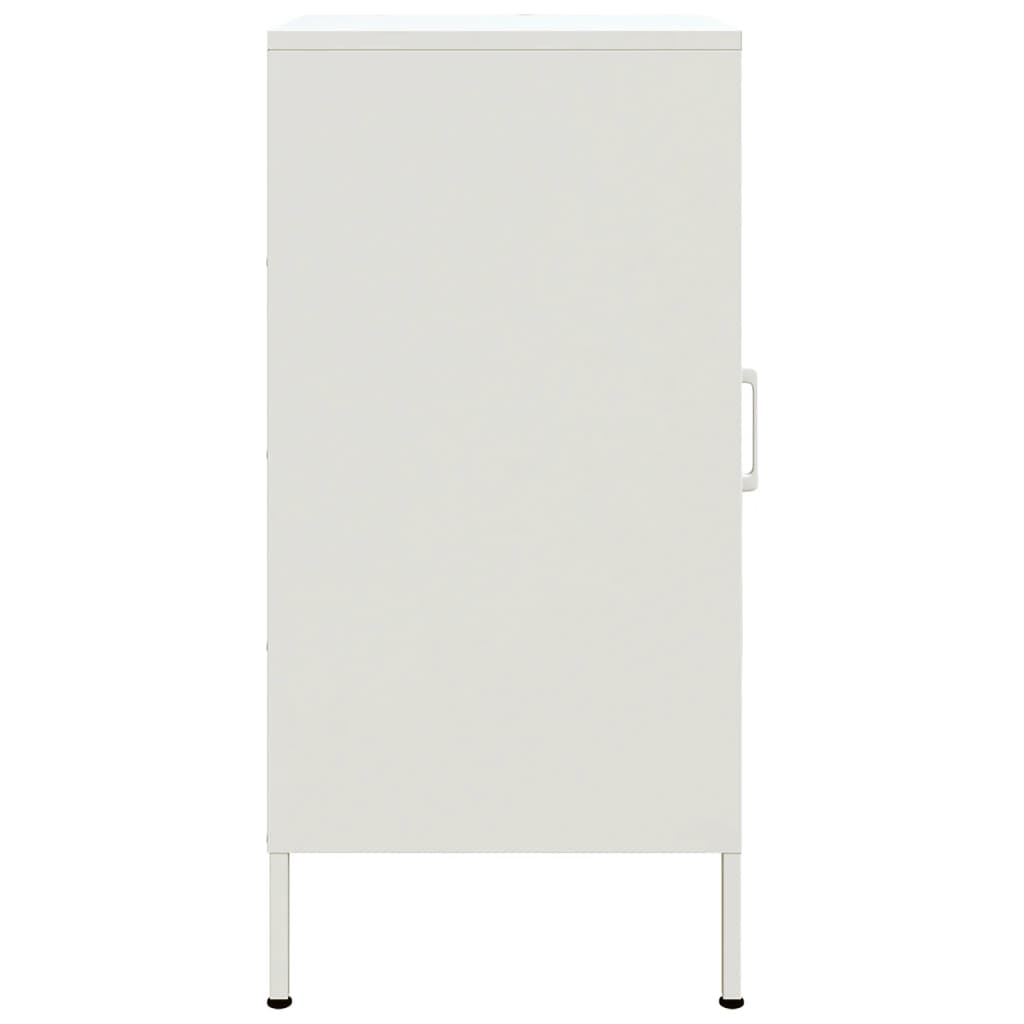 vidaXL Sideboard White 36x39x79 cm Cold-rolled Steel