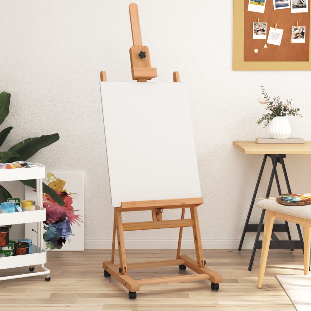 vidaXL Easel Stand 55x53.5x178 cm Solid Beech Wood