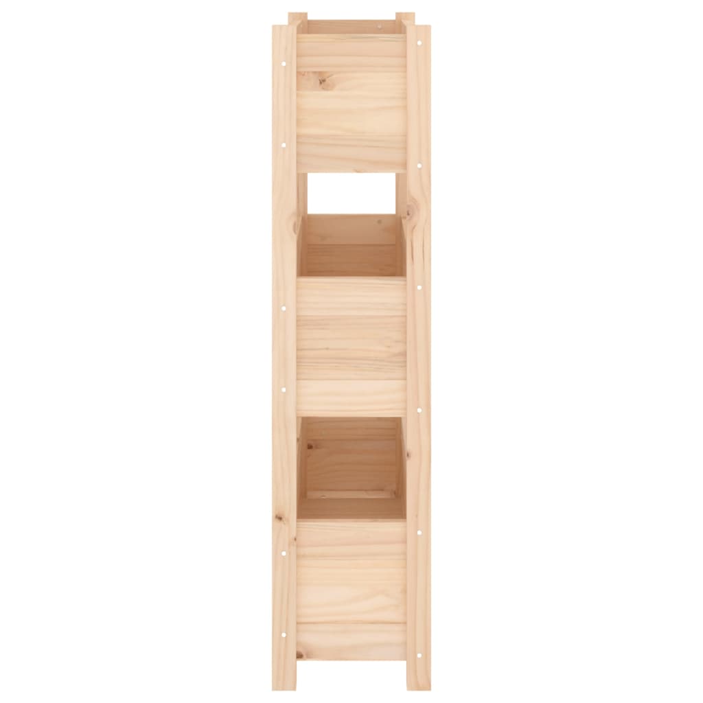 vidaXL Planter 77x25x104.5 cm Solid Wood Pine