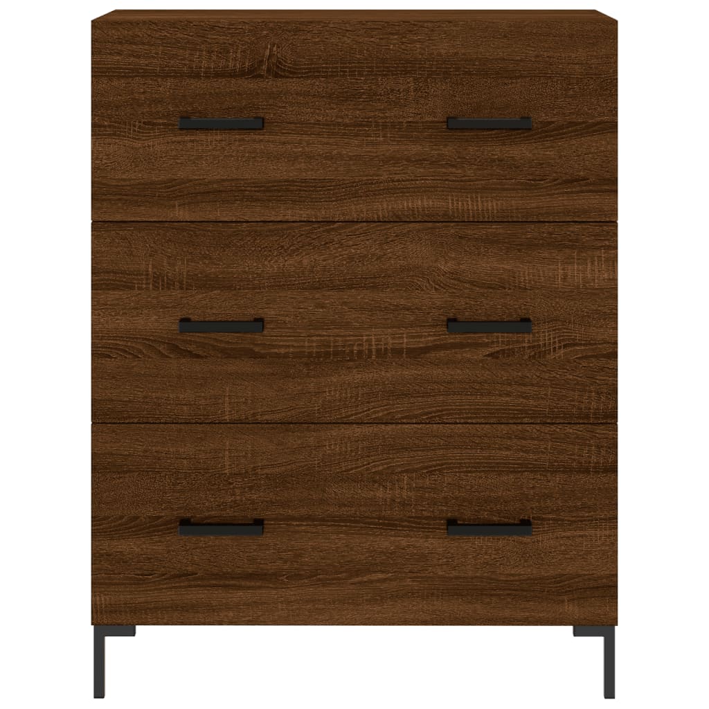 vidaXL Sideboard Brown Oak 69.5x34x90 cm Engineered Wood