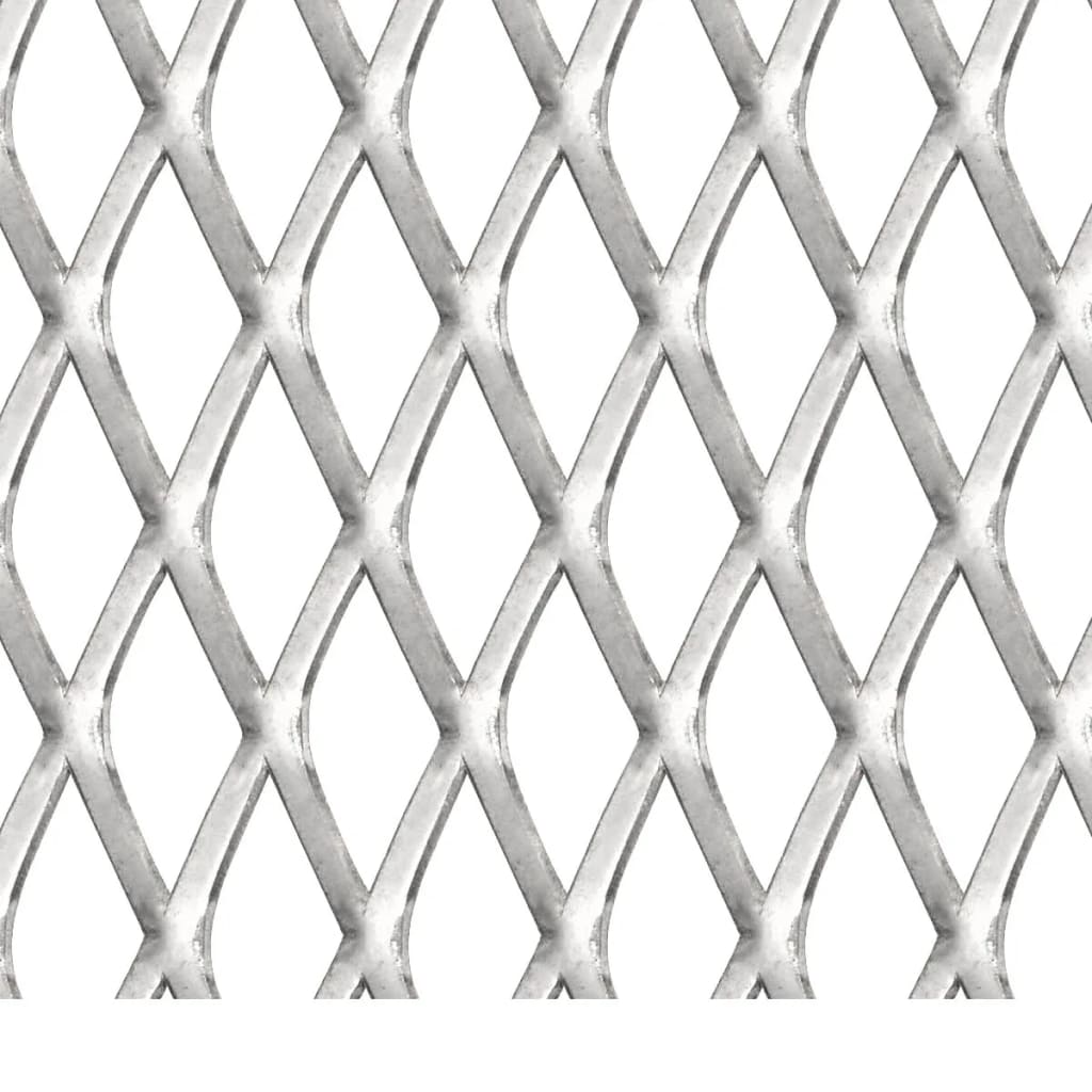 vidaXL Garden Wire Fence Stainless Steel 100x85 cm 45x20x4 mm