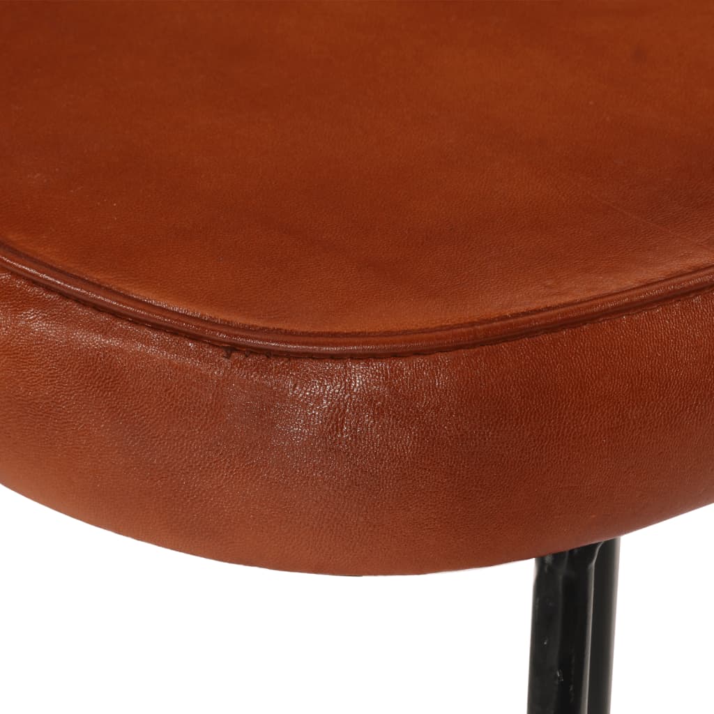 vidaXL Bar Stools 2 pcs Dark Brown 41x29x62 cm