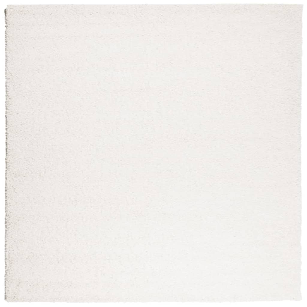 vidaXL Shaggy Rug PAMPLONA High Pile Modern Cream 200x200 cm