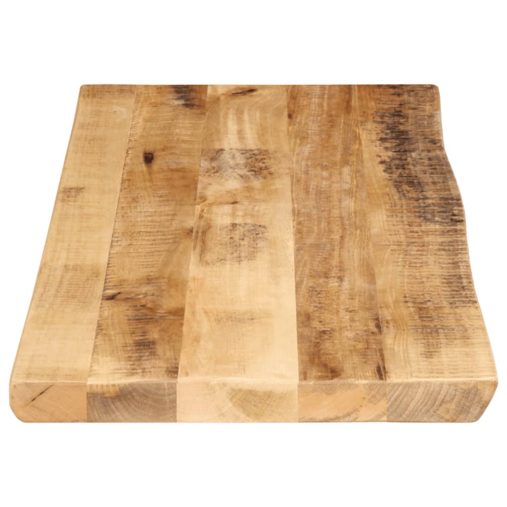 vidaXL Table Top Live Edge 90x40x3.8 cm Solid Wood Rough Mango