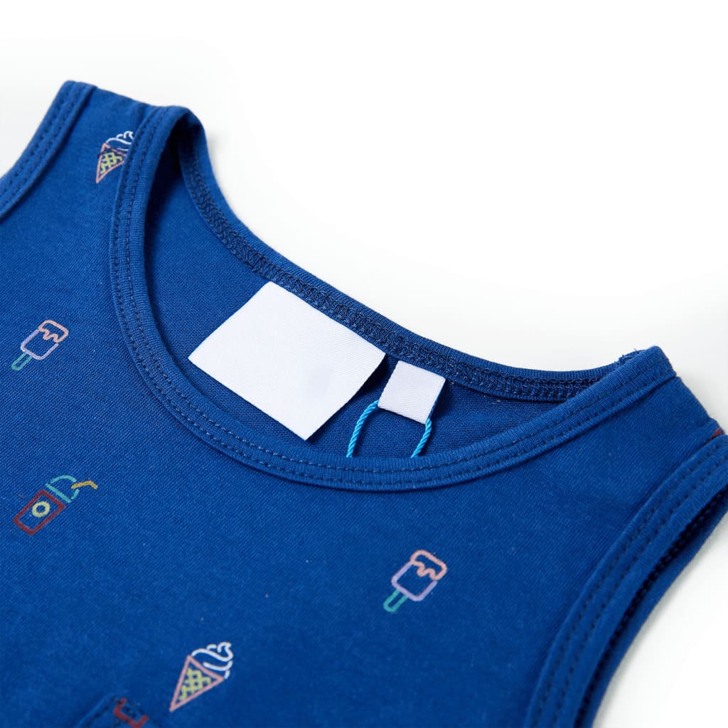 Kids' Tank Top Dark Blue 104