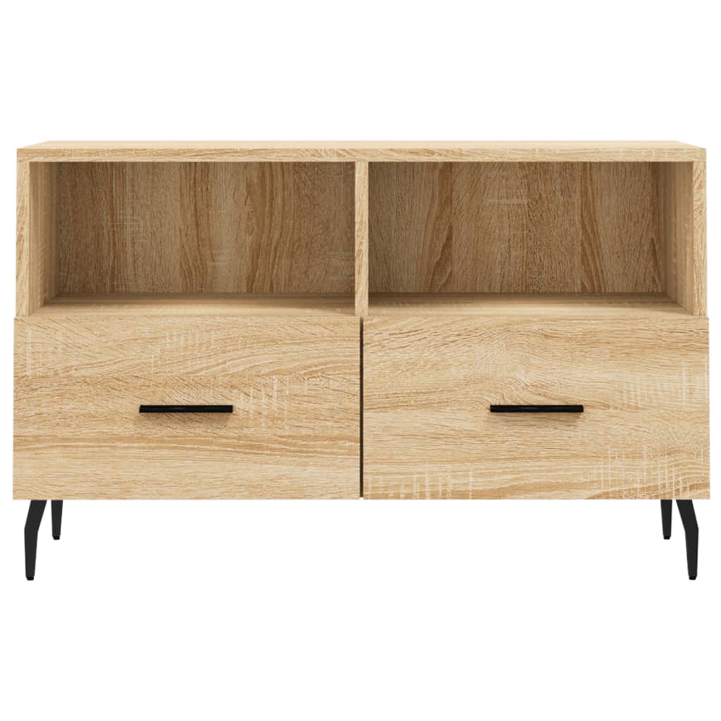 vidaXL TV Cabinet Sonoma Oak 80x36x50 cm Engineered Wood