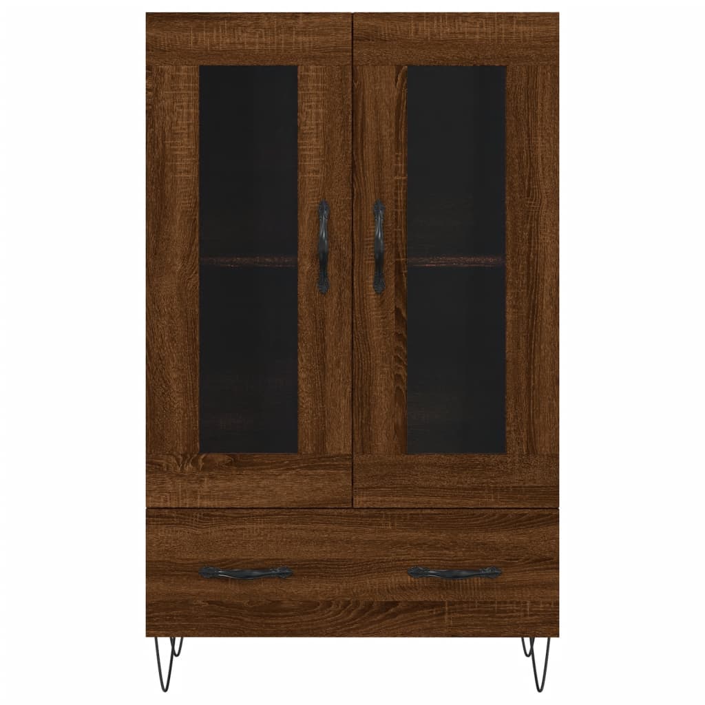 vidaXL Highboard Brown Oak 69.5x31x115 cm Engineered Wood