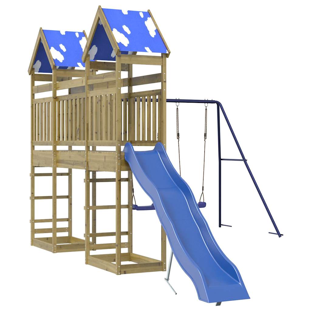 vidaXL Outdoor Playset Impregnated Wood Pine