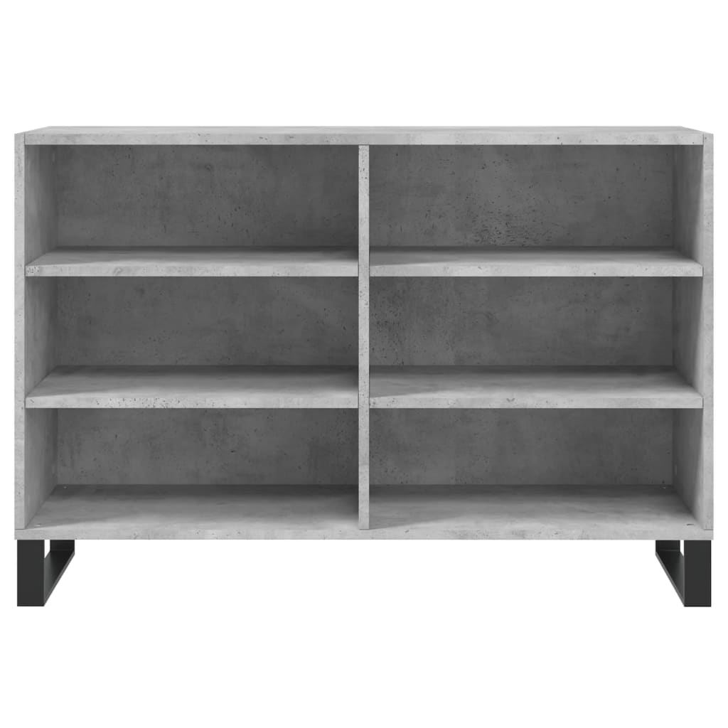 vidaXL Sideboard Concrete Grey 103.5x35x70 cm Engineered Wood