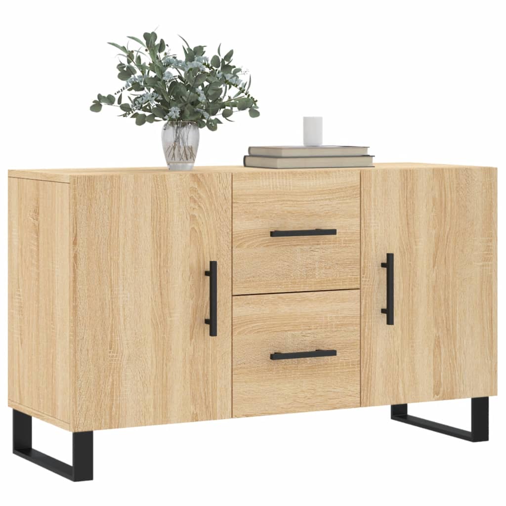 vidaXL Sideboard Sonoma Oak 100x36x60 cm Engineered Wood