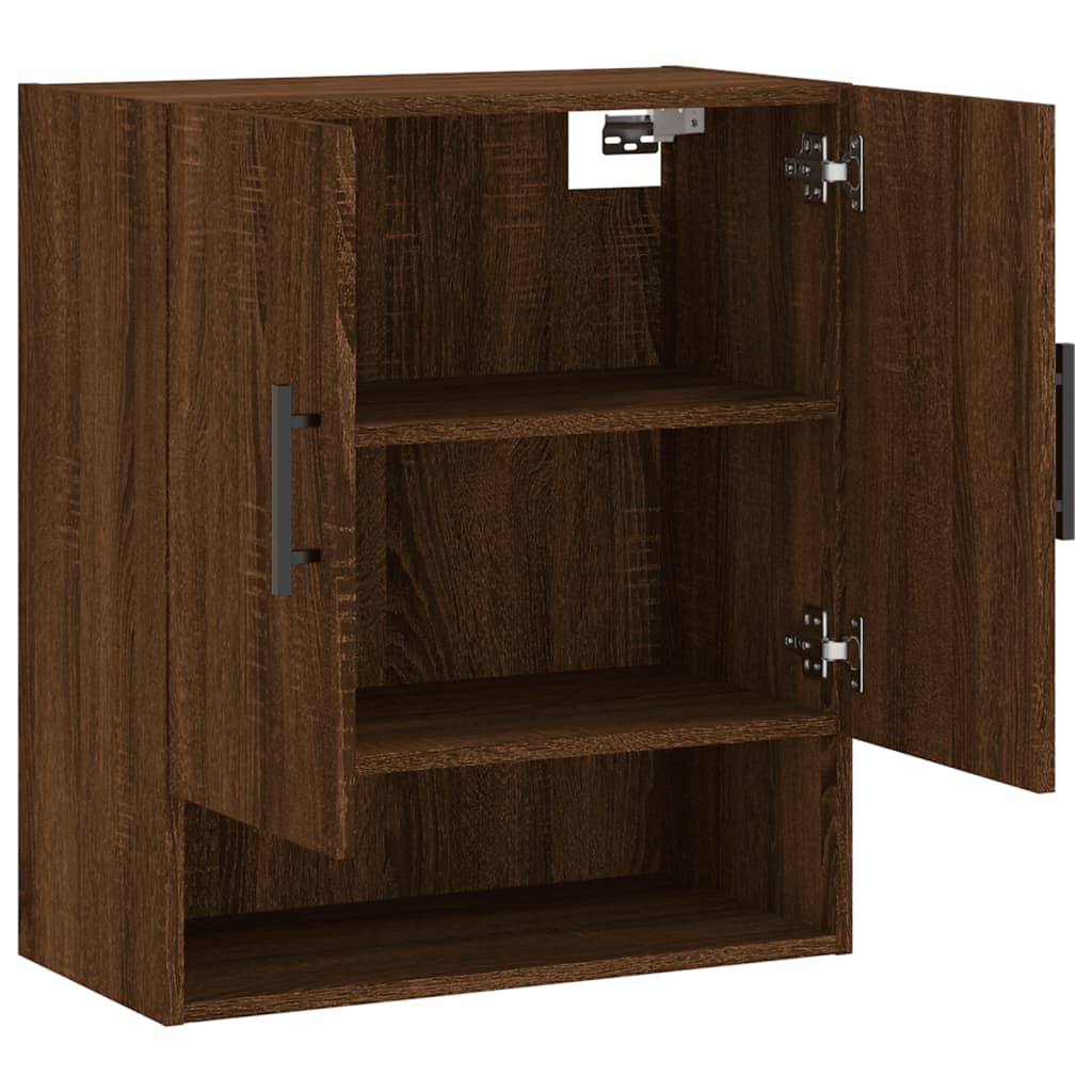 vidaXL Wall Cabinet Brown Oak 60x31x70 cm Engineered Wood