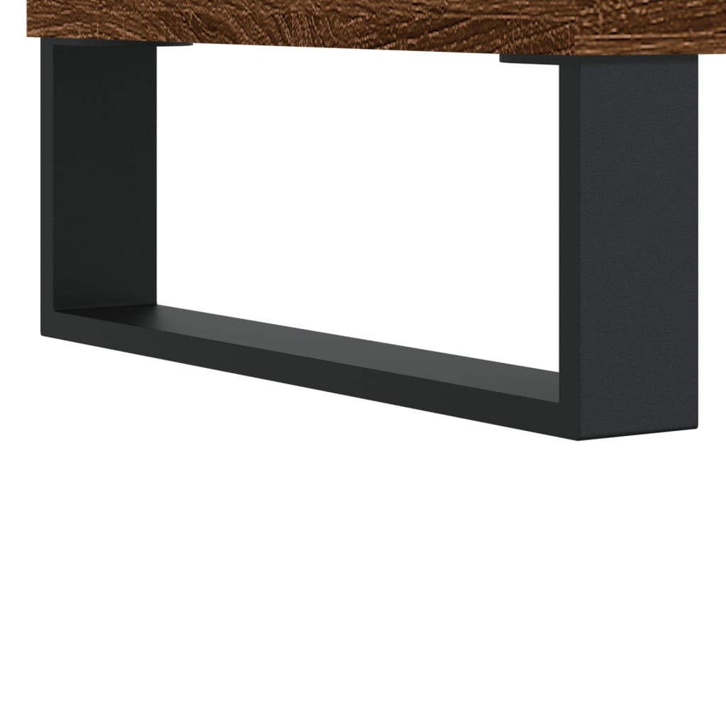 vidaXL Coffee Table Brown Oak 100x50x45 cm Engineered Wood