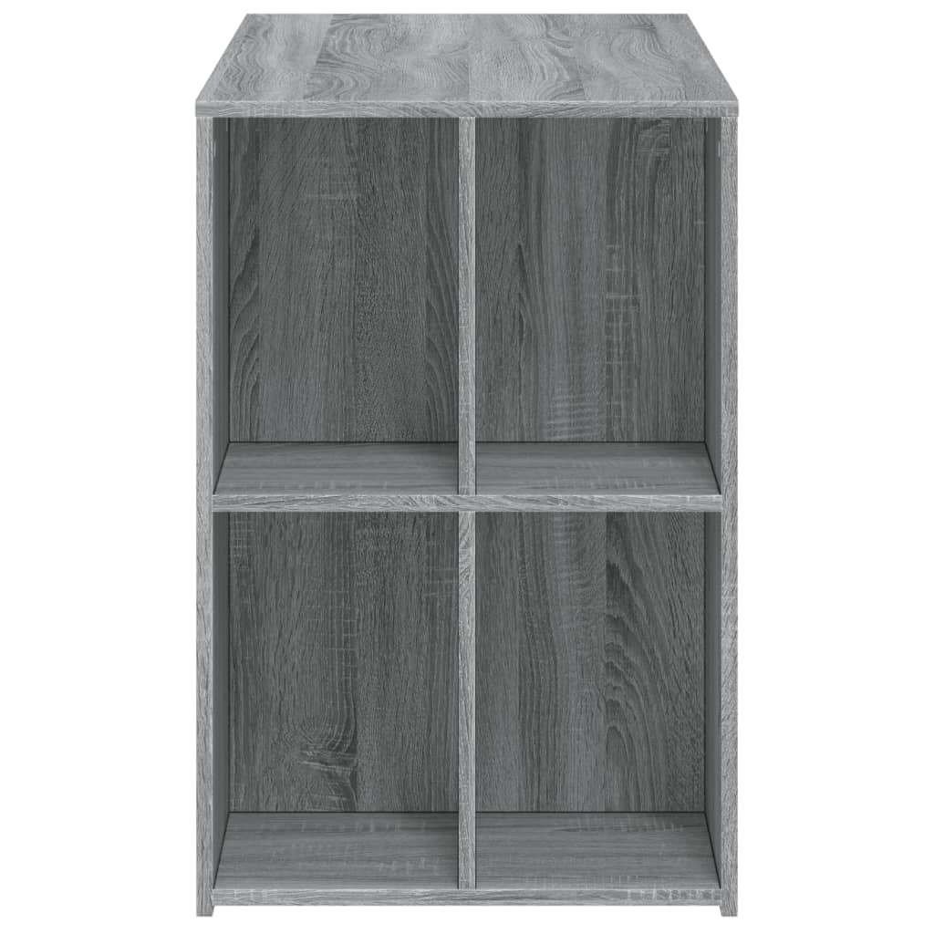 vidaXL Desk Grey Sonoma 102x50x75 cm Engineered Wood