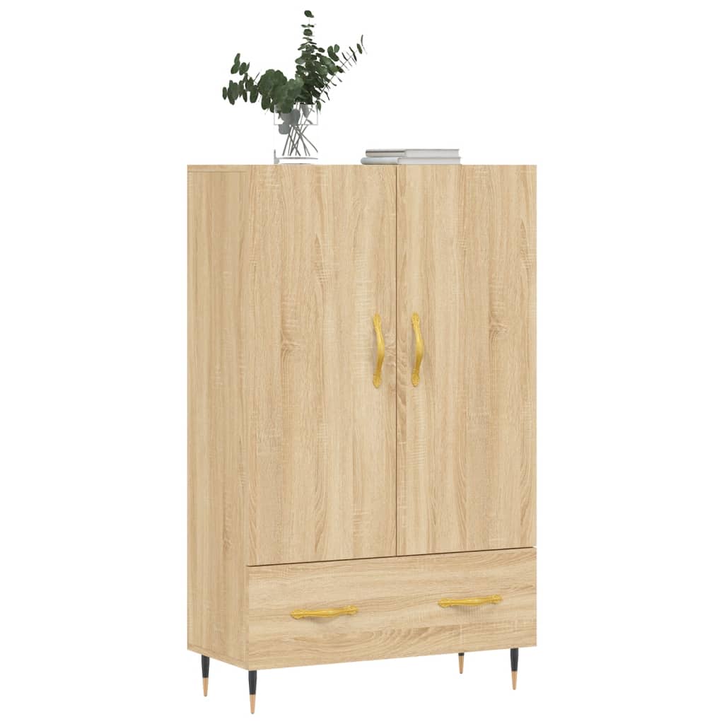 vidaXL Highboard Sonoma Oak 69.5x31x115 cm Engineered Wood