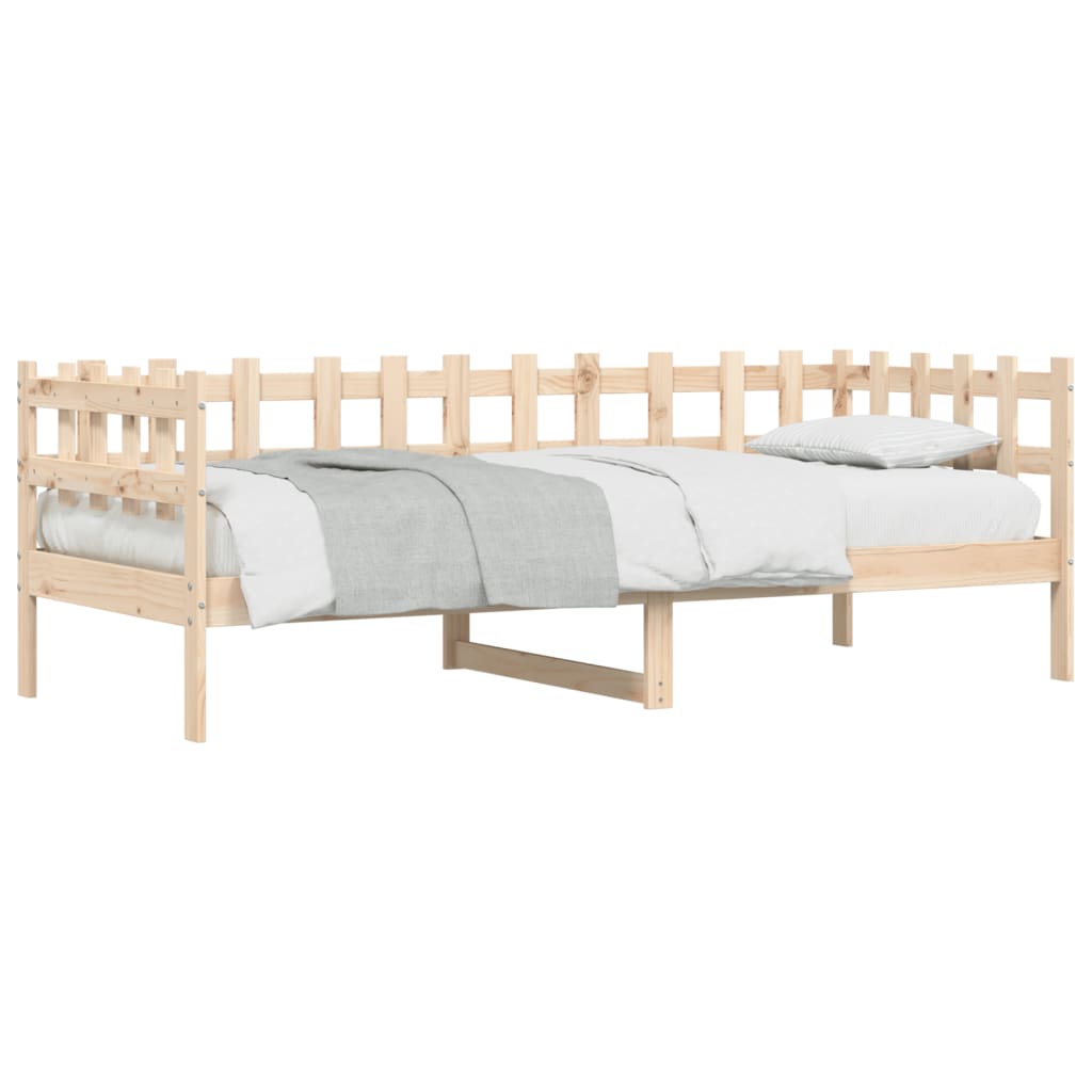 vidaXL Day Bed without Mattress 90x200 cm Solid Wood Pine