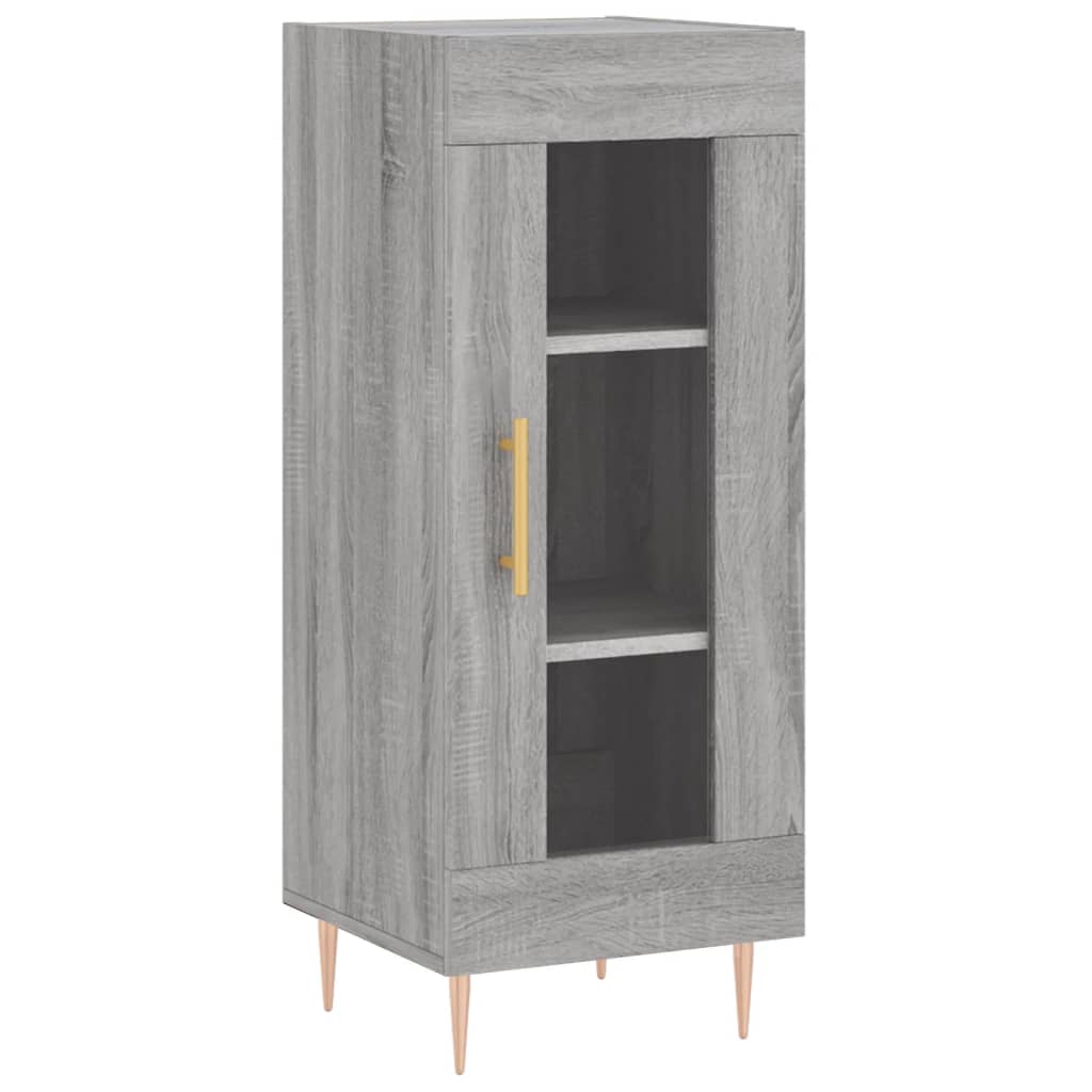 vidaXL Highboard Grey Sonoma 34.5x34x180 cm Engineered Wood