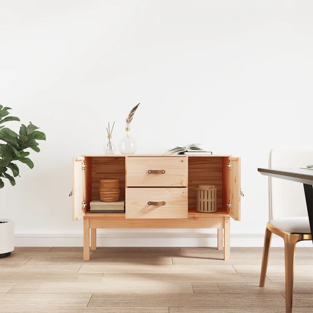 vidaXL Sideboard 110x40x78 cm Solid Wood Pine