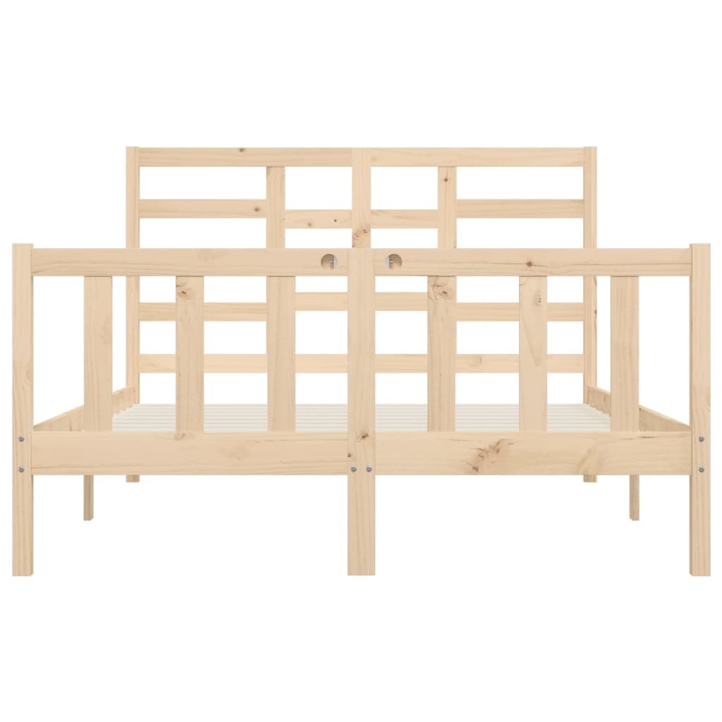 vidaXL Bed Frame without Mattress 160x200 cm Solid Wood Pine