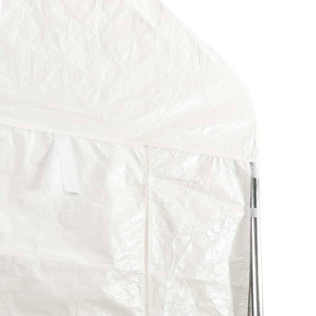 vidaXL Gazebo with Roof White 13.38x4.08x3.22 m Polyethylene