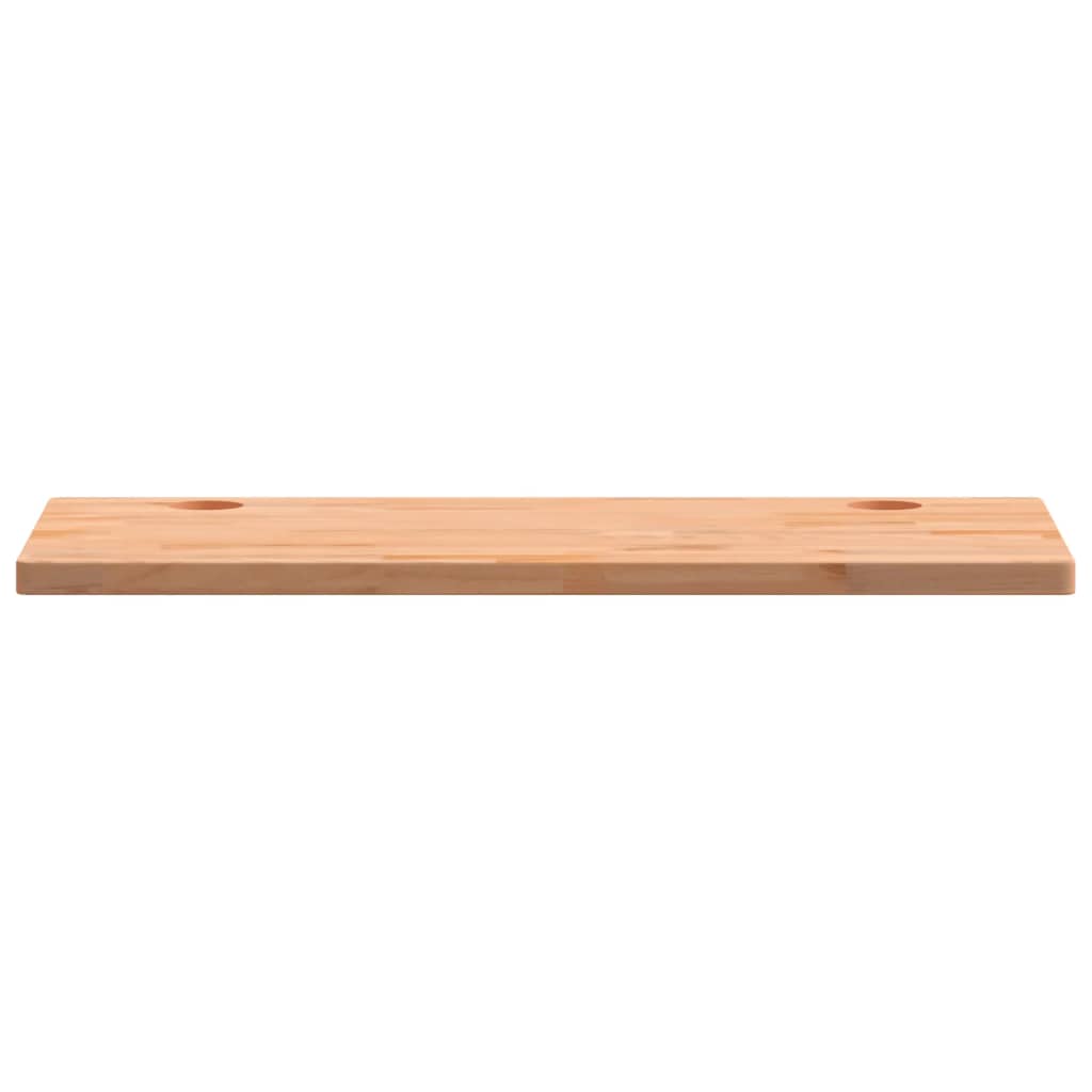 vidaXL Desk Top 80x40x2.5 cm Solid Wood Beech