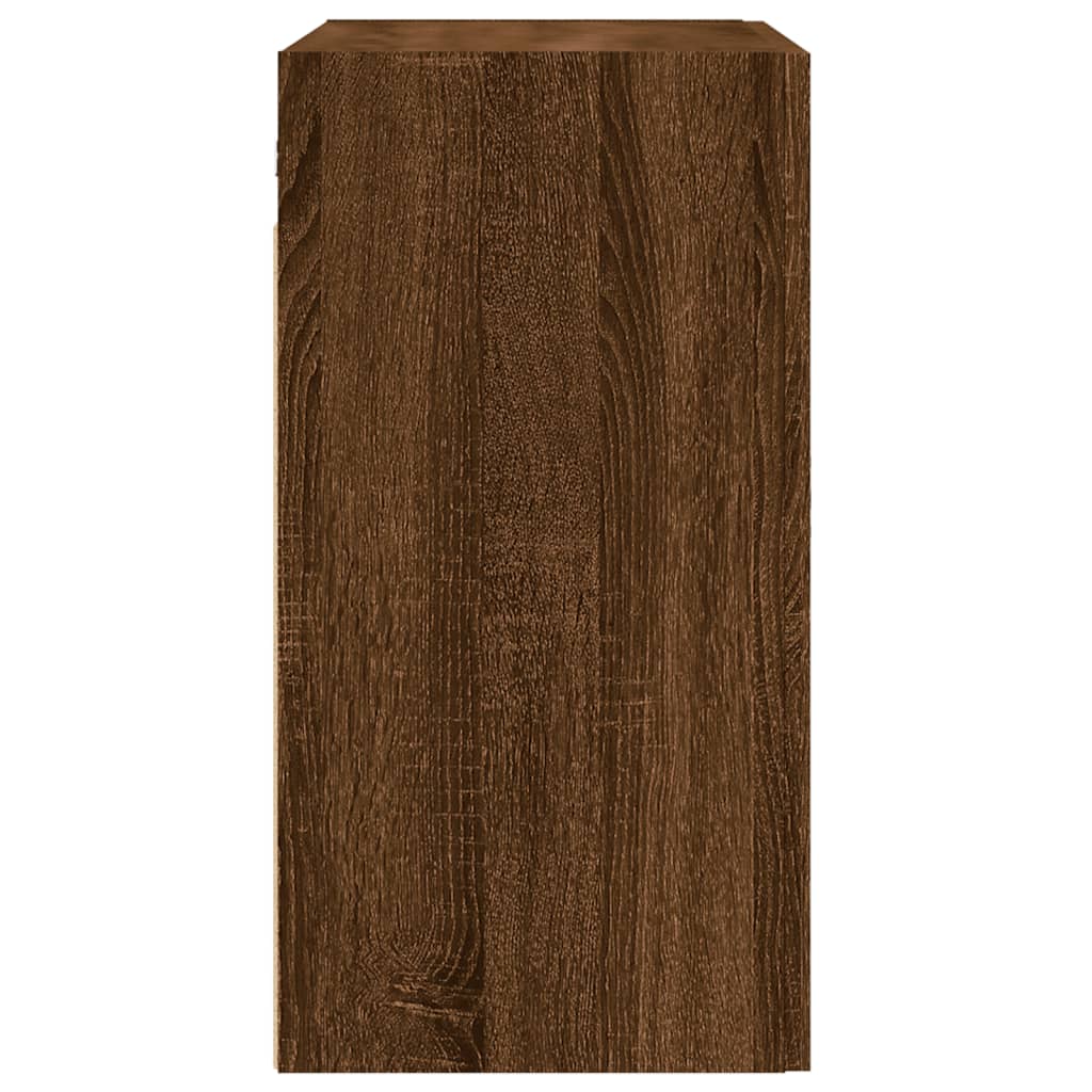 vidaXL Wall Cabinet Brown Oak 60x31x60 cm Engineered Wood