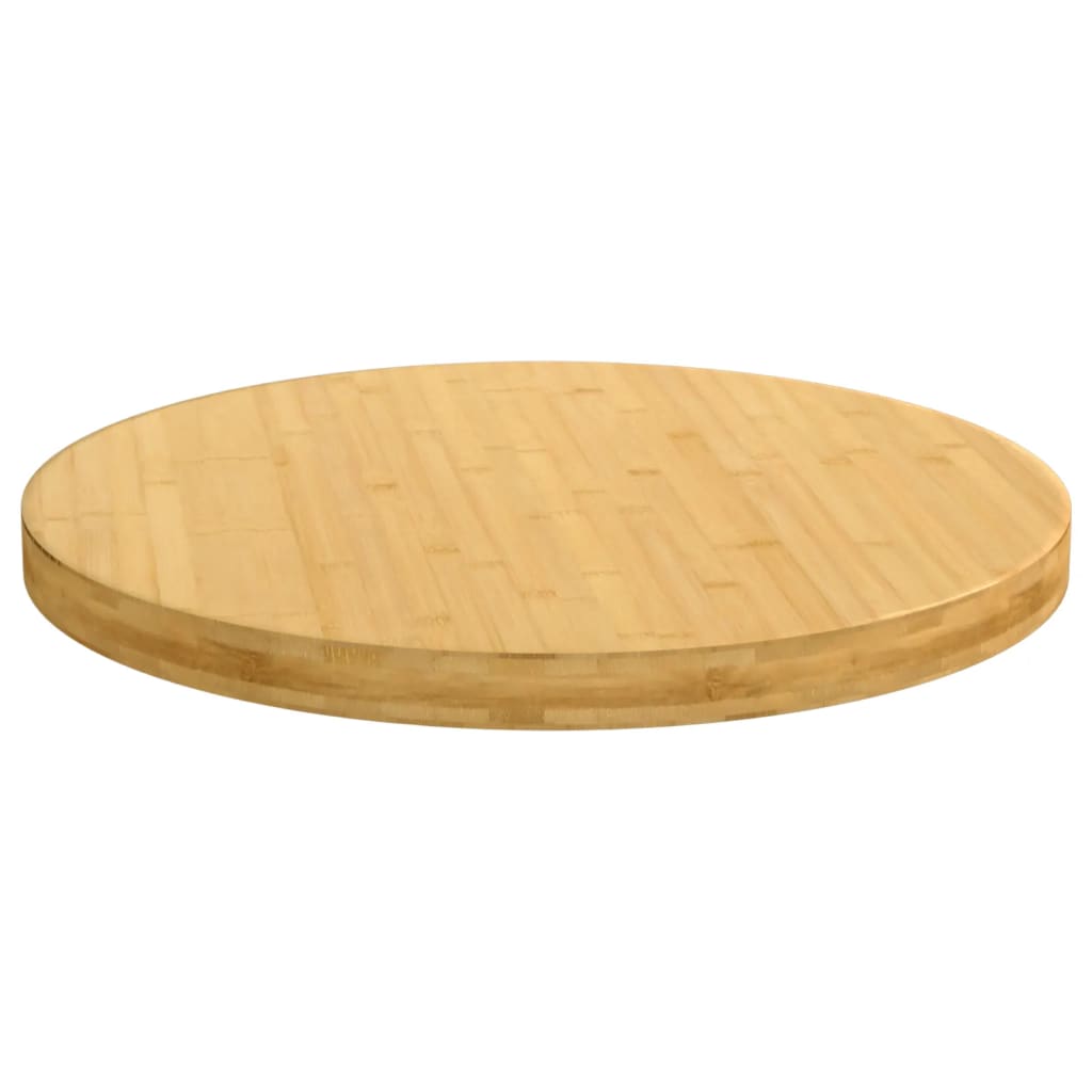 vidaXL Table Top Ø60x4 cm Bamboo