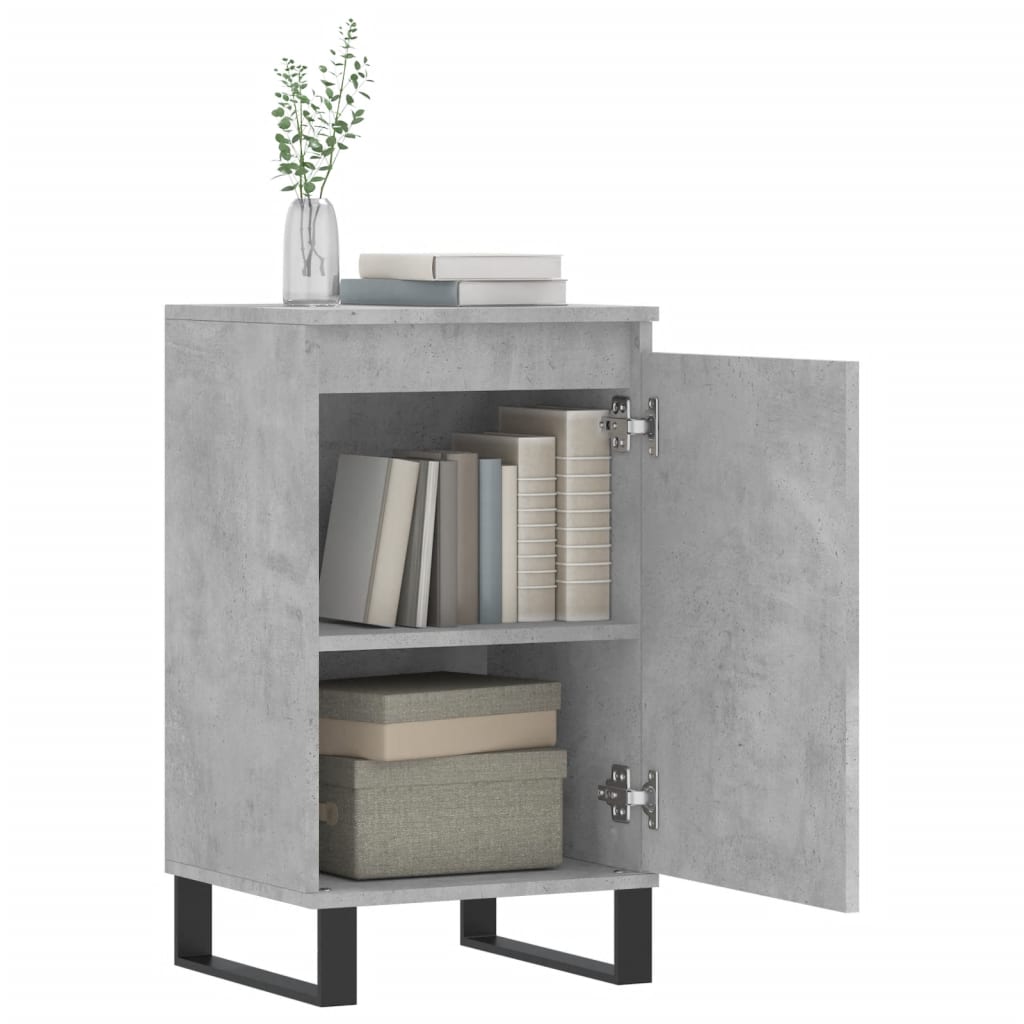 vidaXL Sideboard Concrete Grey 40x35x70 cm Engineered Wood