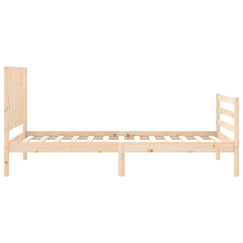 vidaXL Bed Frame without Mattress 100x200 cm Solid Wood