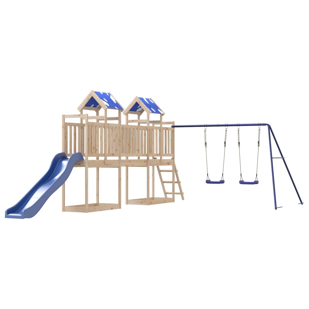 vidaXL Outdoor Playset Solid Wood Pine