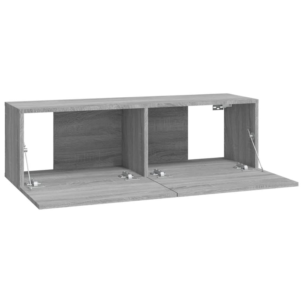 vidaXL 6 Piece TV Cabinet Set Grey Sonoma Engineered Wood