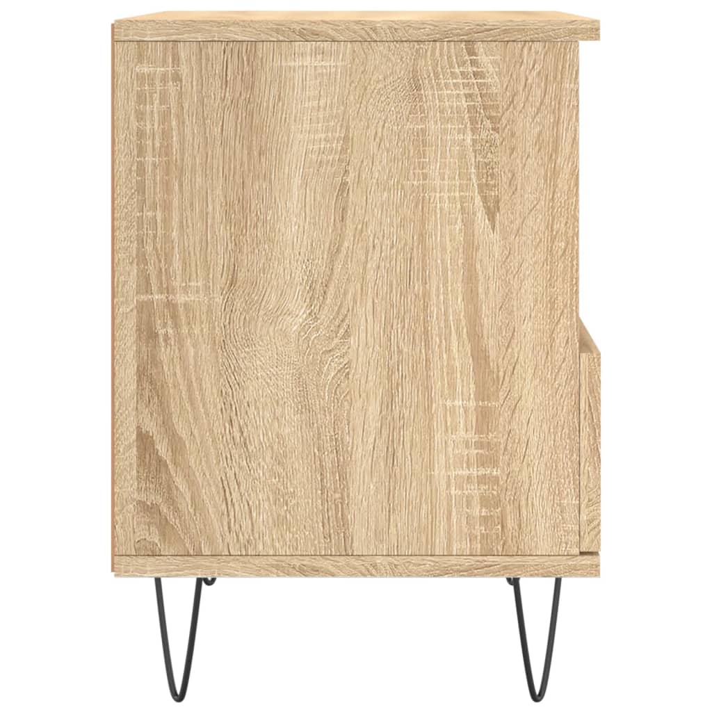 vidaXL Bedside Cabinets 2 pcs Sonoma Oak 40x35x50 cm Engineered Wood