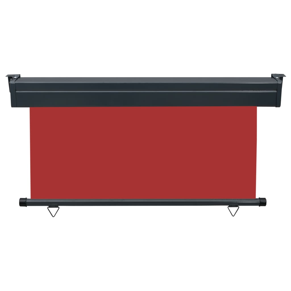 vidaXL Balcony Side Awning 145x250 cm Red