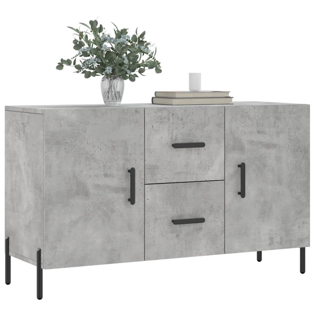 vidaXL Sideboard Concrete Grey 100x36x60 cm Engineered Wood