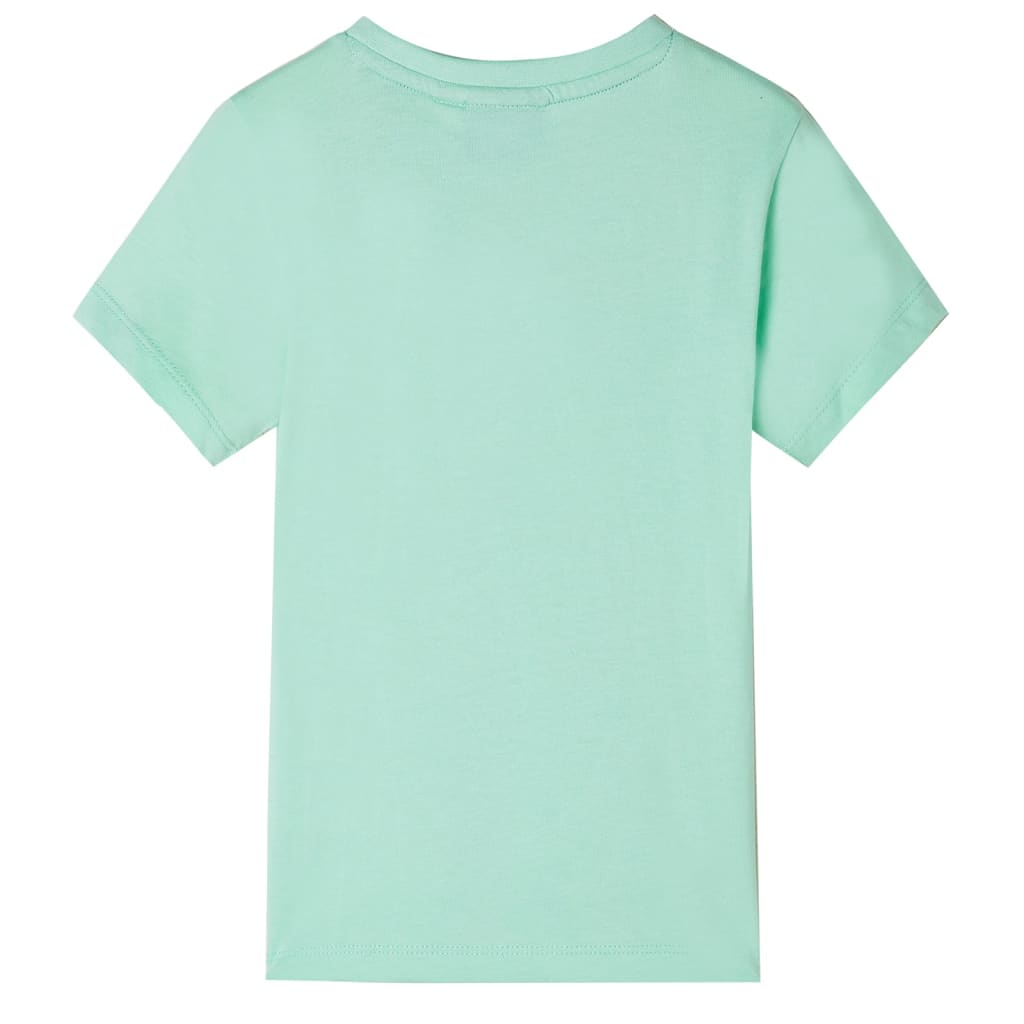 Kids' T-shirt with Short Sleeves Light Green 92