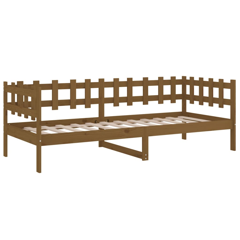 vidaXL Day Bed without Mattress Honey Brown 80x200 cm Solid Wood Pine