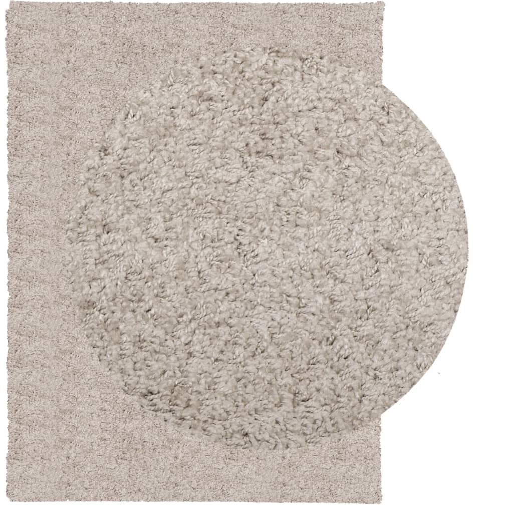 vidaXL Shaggy Rug PAMPLONA High Pile Modern Beige 300x400 cm