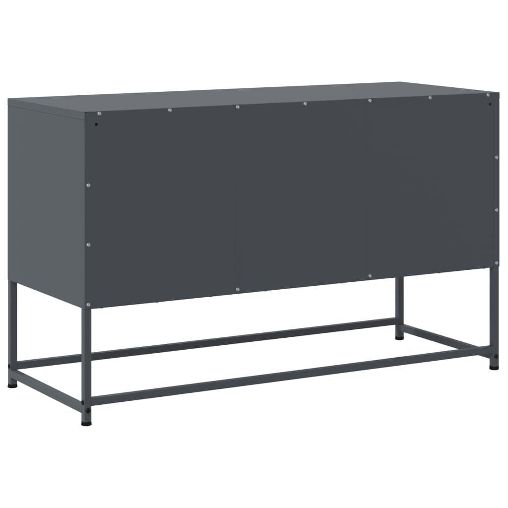 vidaXL TV Cabinet Anthracite 100.5x39x60.5 cm Steel