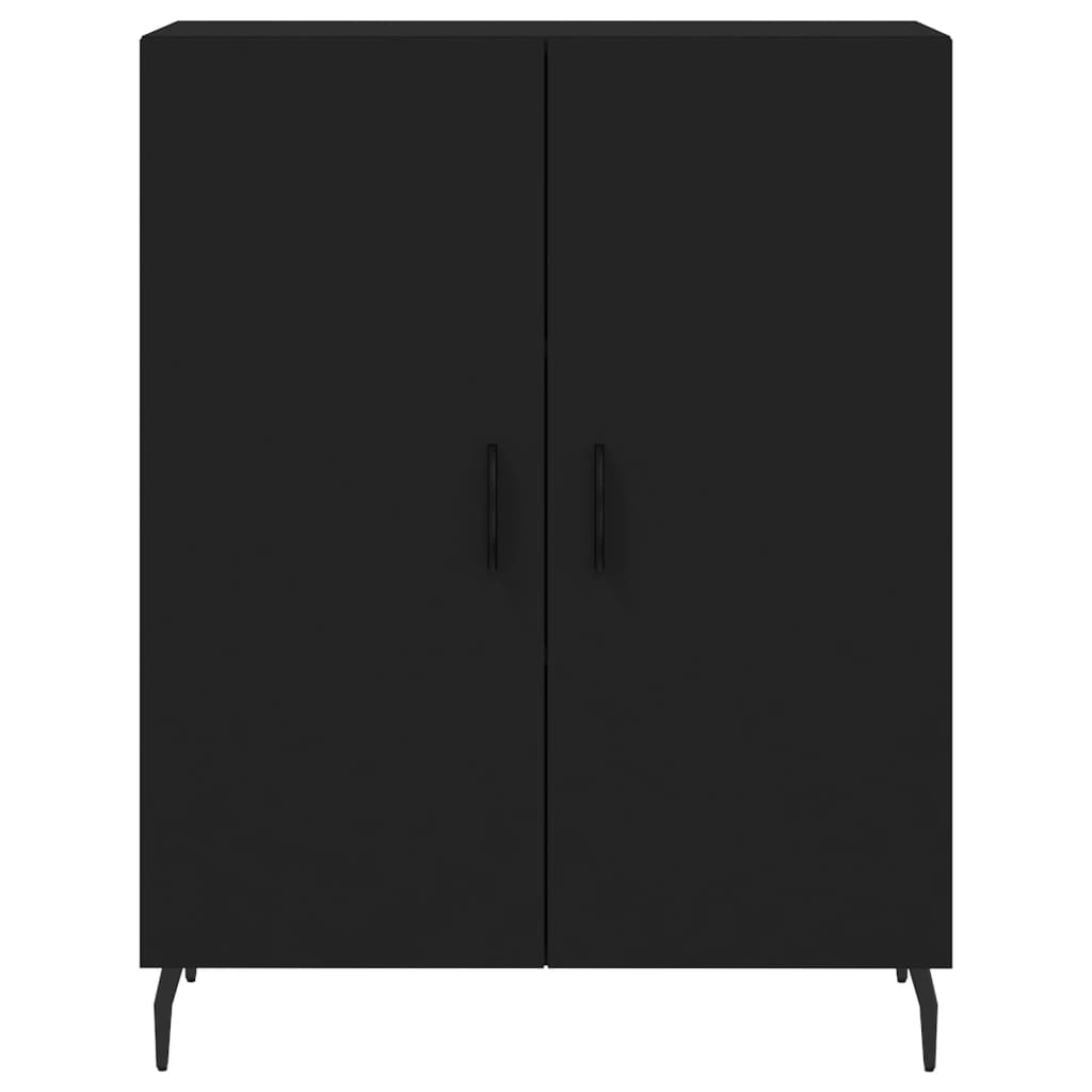 vidaXL Highboard Black 69.5x34x180 cm Engineered Wood