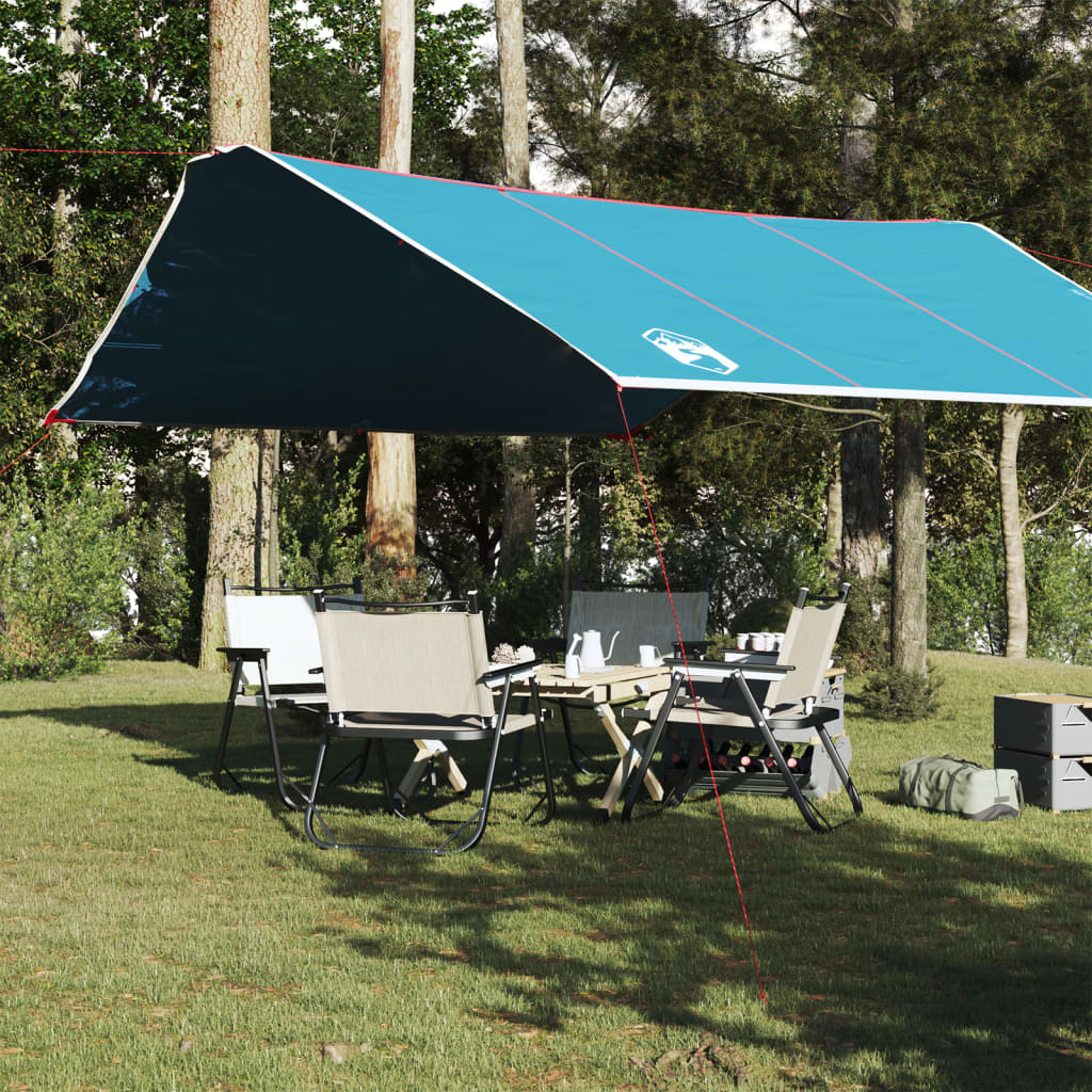 vidaXL Camping Tarp Blue 420x440 cm Waterproof