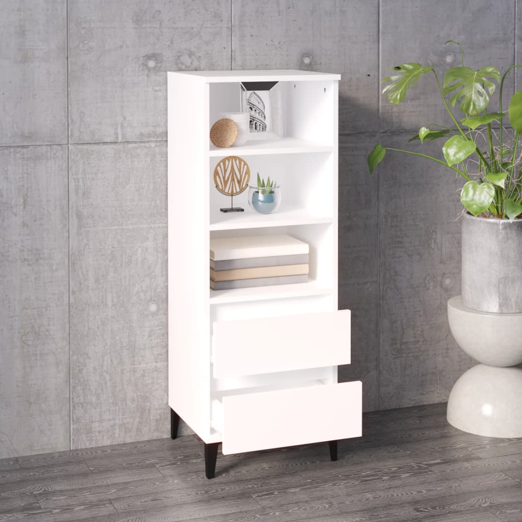 vidaXL Highboard White 40x36x110 cm Engineered Wood